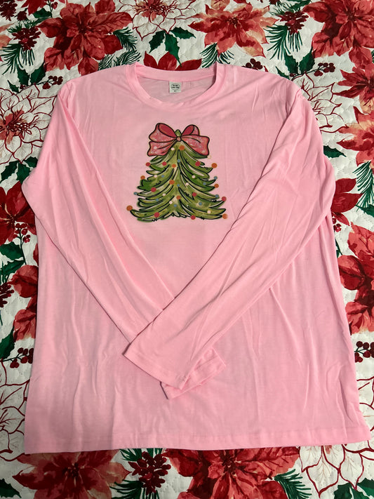 Long Sleeve Christmas Tree Shirt