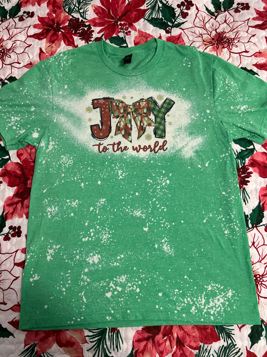 Short Sleeve "Joy to to the world" Christmas Shirt