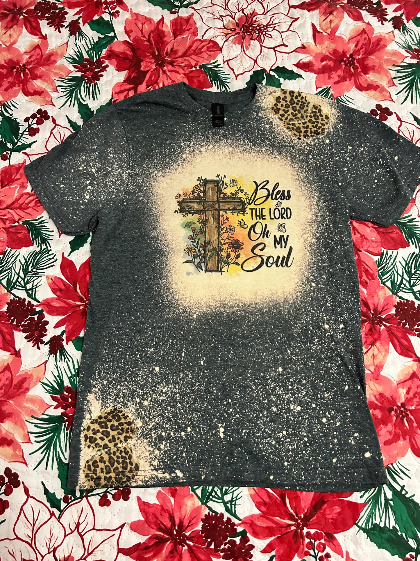 Bleached Short Sleeve Christian Shirt